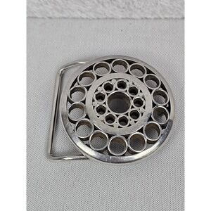 Pipefitter Steampunk Metal Belt Buckle With Intricate Design Handmade